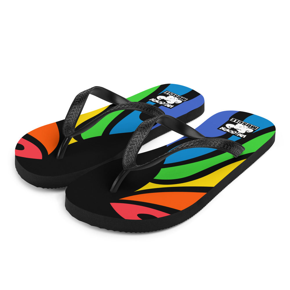 funky flip flops