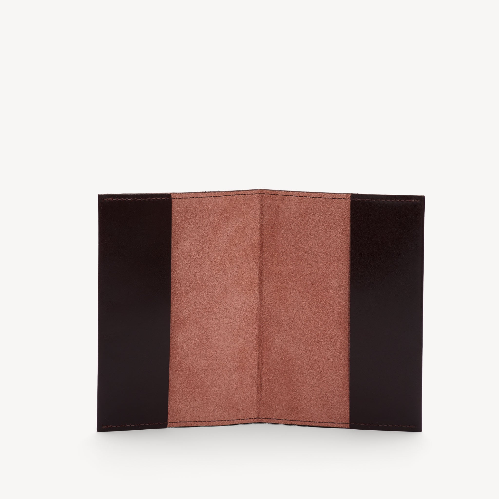 Leather Passport Cover Bordeaux/Blush