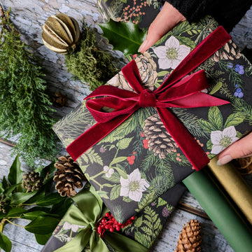 Green Stripe Wrapping Paper