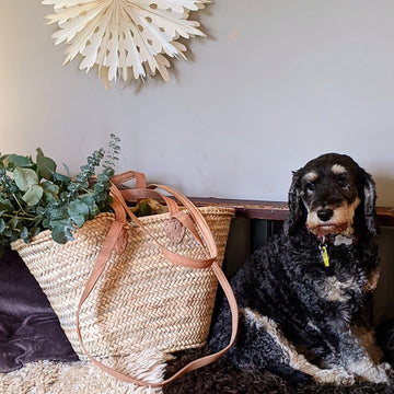 Handmade Backpack Wicker Basket Bag  Strap: Leather-Adjustable – The  Artisan & Company