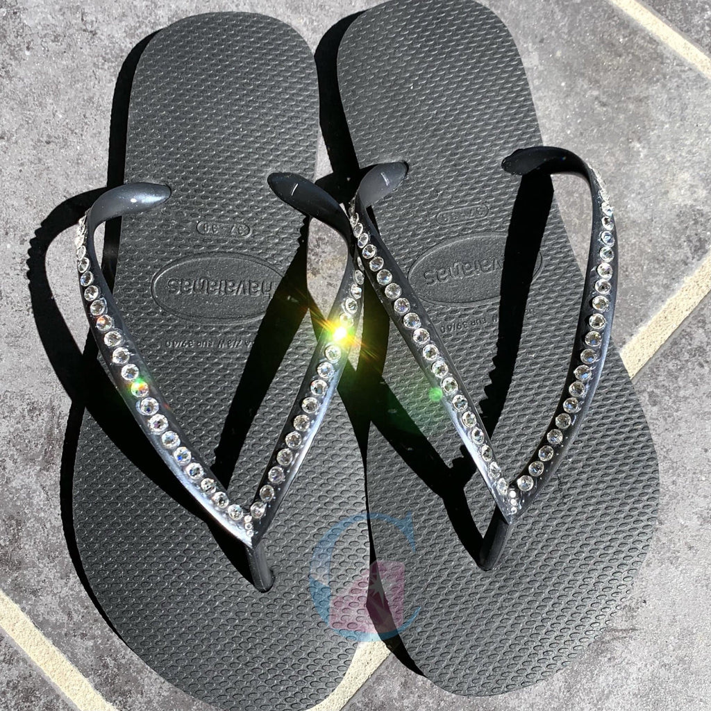 black thin havaianas