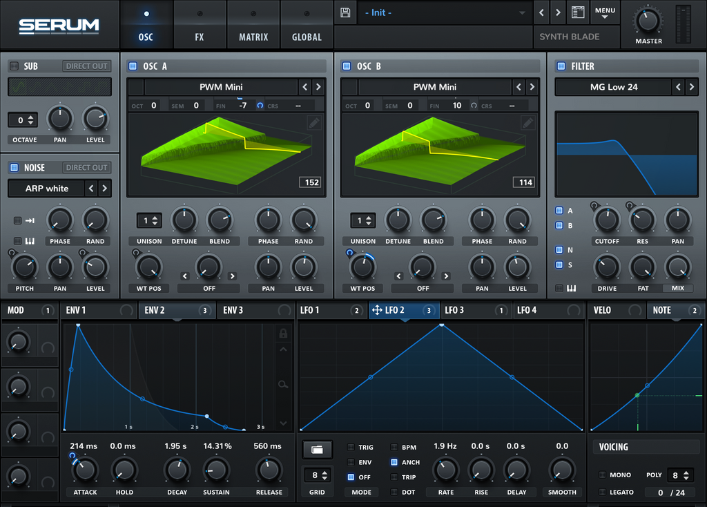 Xfer Serum Plugin Digital Wavetable Synth Preset