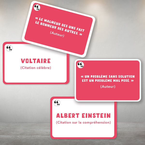 100 Flashcards Francais Citations Brainstor M