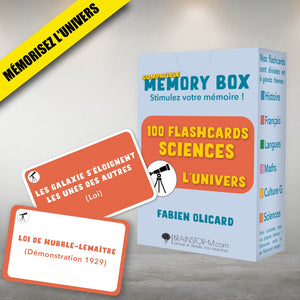 100 Flashcards Sciences : Univers