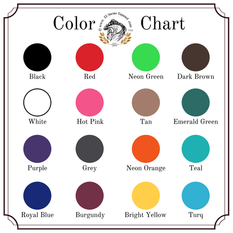 Color Chart – El Sueno Espanol