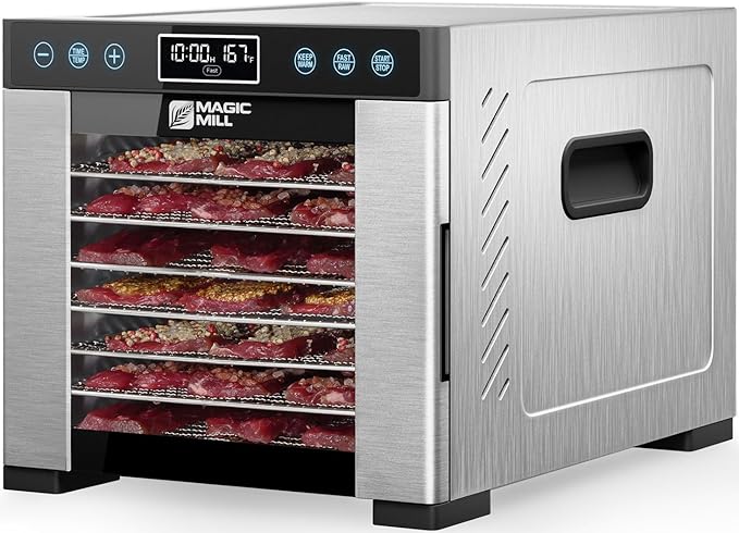 Masterchef Food Dehydrator W 5 Trays and Digital Temperature Controls- Dehydrating Machine Includes