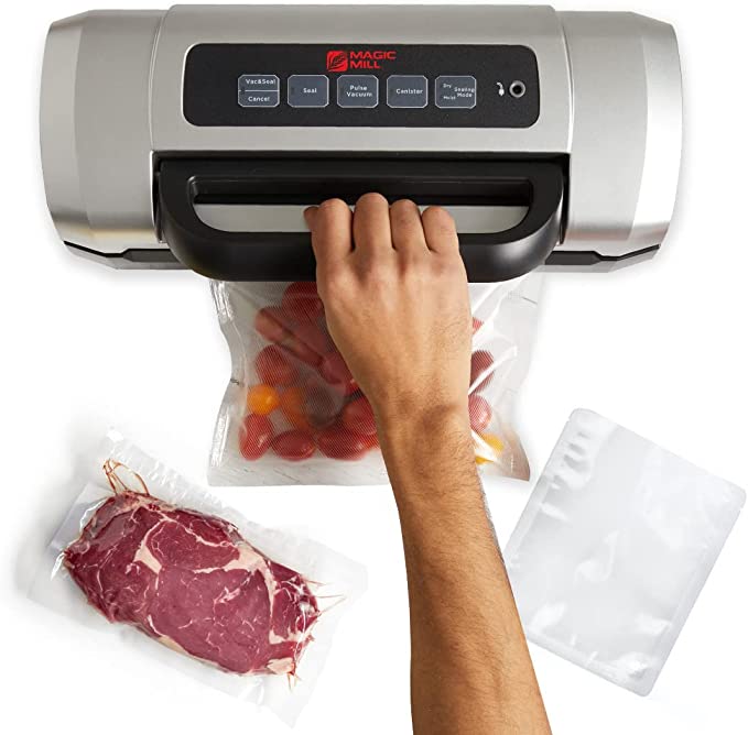 MAGIC SEAL MS400 Food Vacuum Sealer Machine Best Vacuum Sealer Packaging  Machine Plastic Bag Sealer Common To All Bags