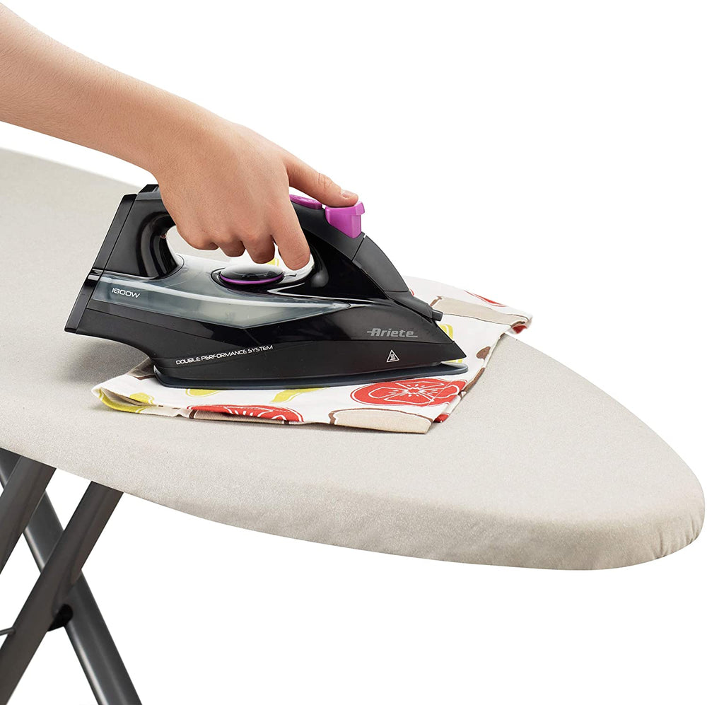 Bartnelli Pro Luxury Ironing Board – Extra Wide 51×19” Steam Iron Rest,  Adjustable Height, T-Leg Foldable, European Made –