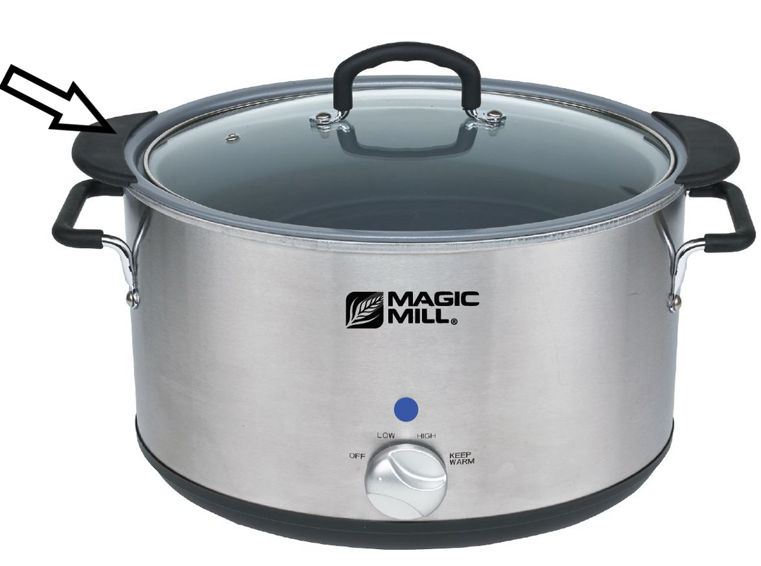 MAGIC MILL 8.5 QUART SLOW COOKER CROCK POT, DIGITAL PROGRAMMABLE, MODEL#  MSC8556