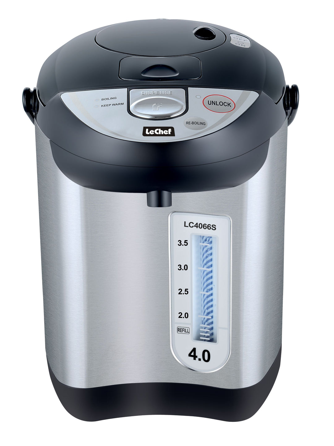 LE'CHEF ELECTRIC HOT WATER URN 30 CUP MODEL# LUR30