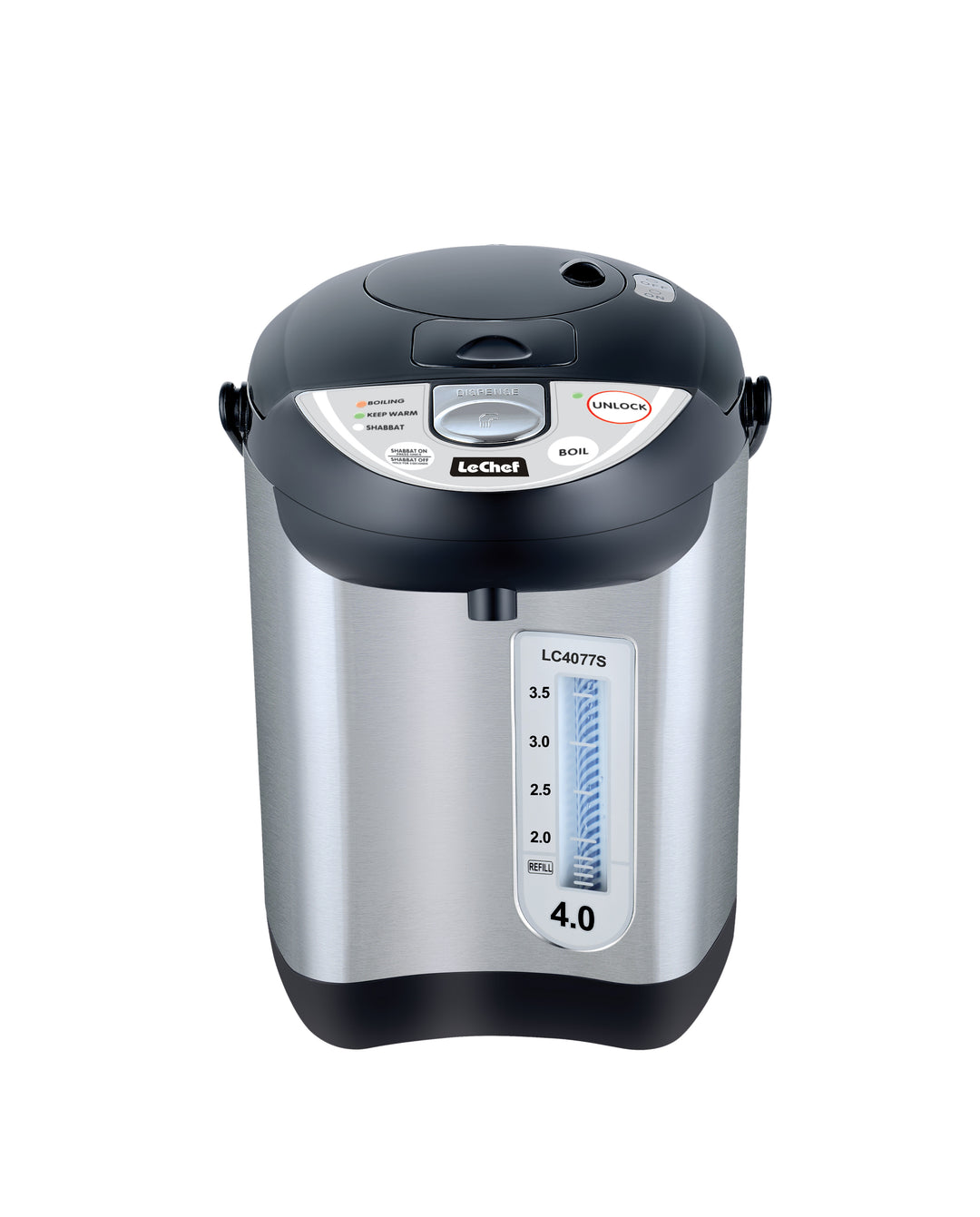 LE'CHEF ELECTRIC HOT WATER POT 4.0 QT MODEL# LC4066S