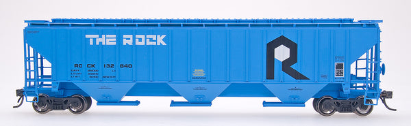 HO 4750 Cubic Foot Rib-Sided 3-Bay Hopper - The Rock