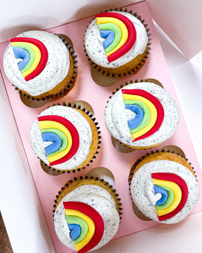 rainbow dash cupcakes recipe