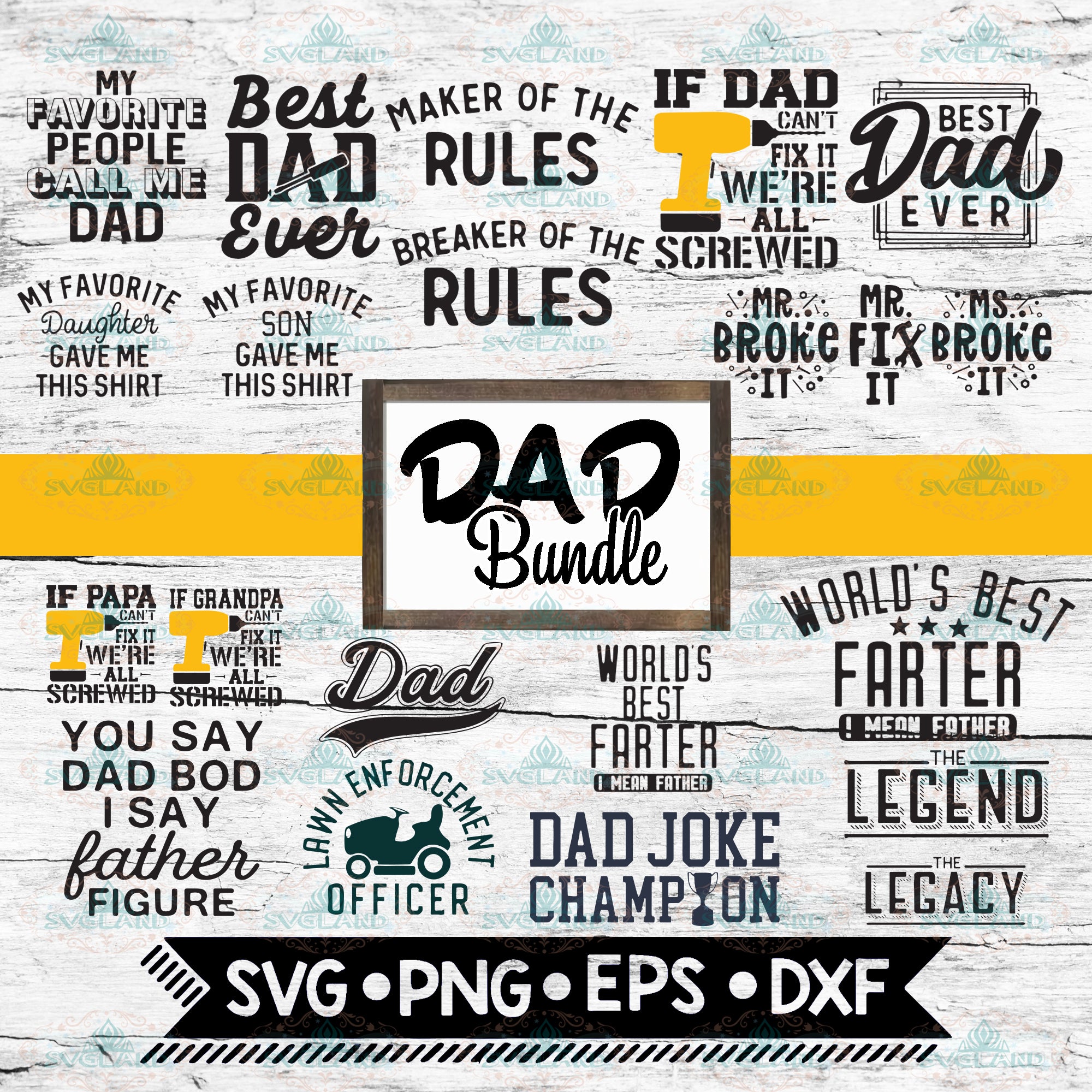 Dad Bundle Svg Father S Day Funny Dad Shirt Designs Dad Decal De Svgspecial