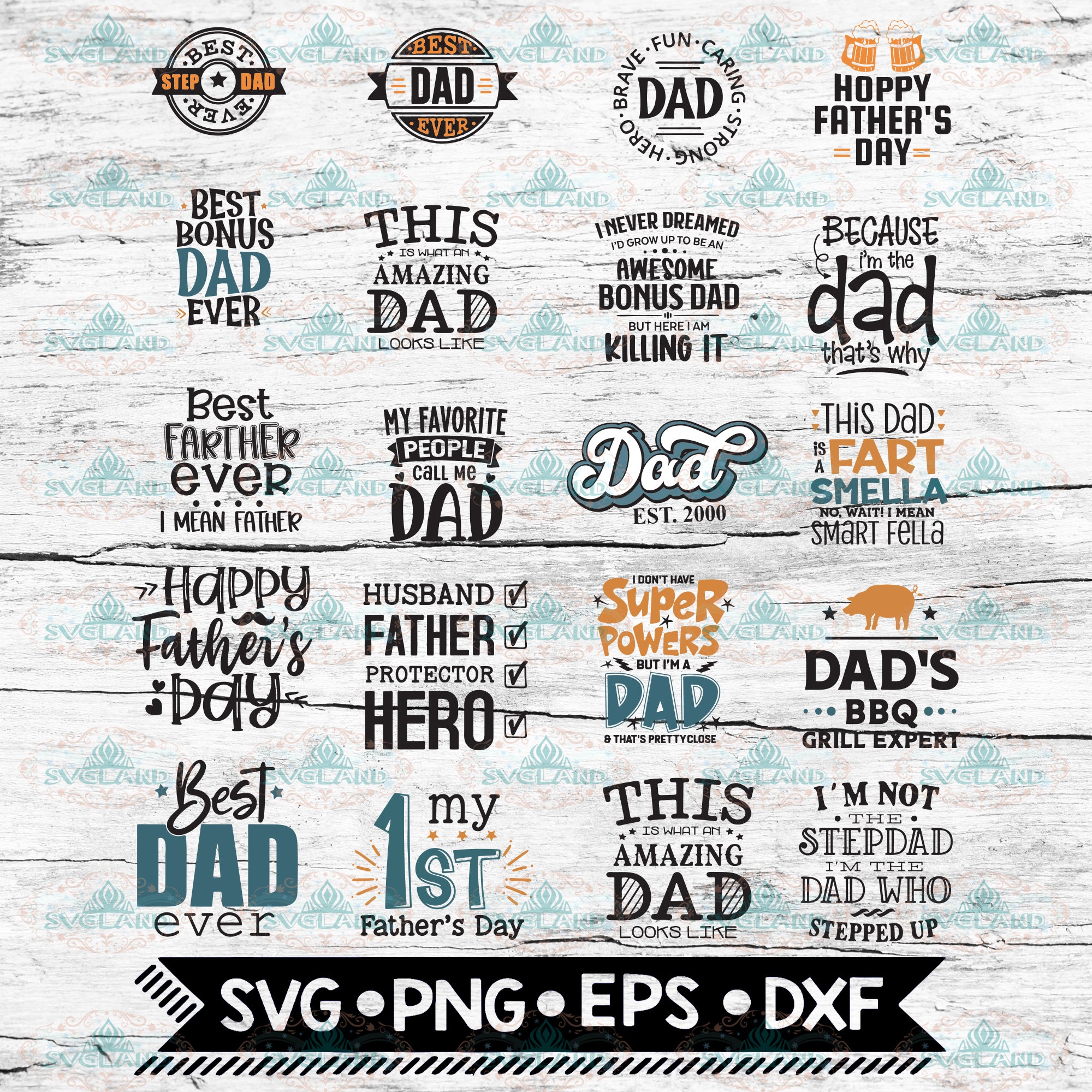 Download Dad Svg Bundle Father S Day Svg Step Dad Svg Bonus Dad Svg First F Svgspecial