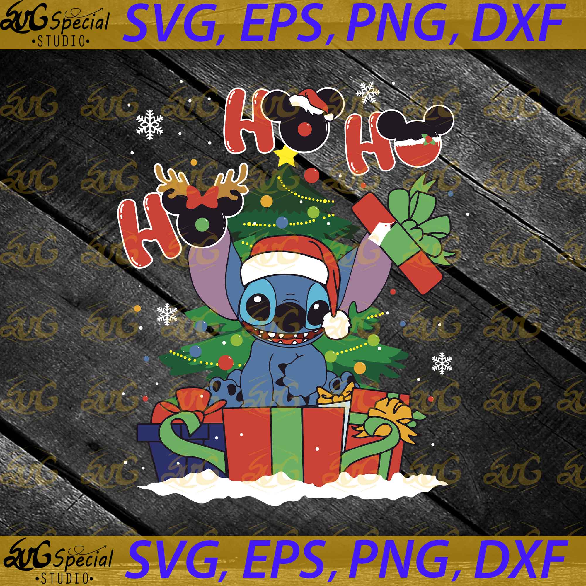 Download Ho Ho Ho Stitch Christmas Svg Disney Svg Stitch Svg Funny Svg Clip Svgspecial