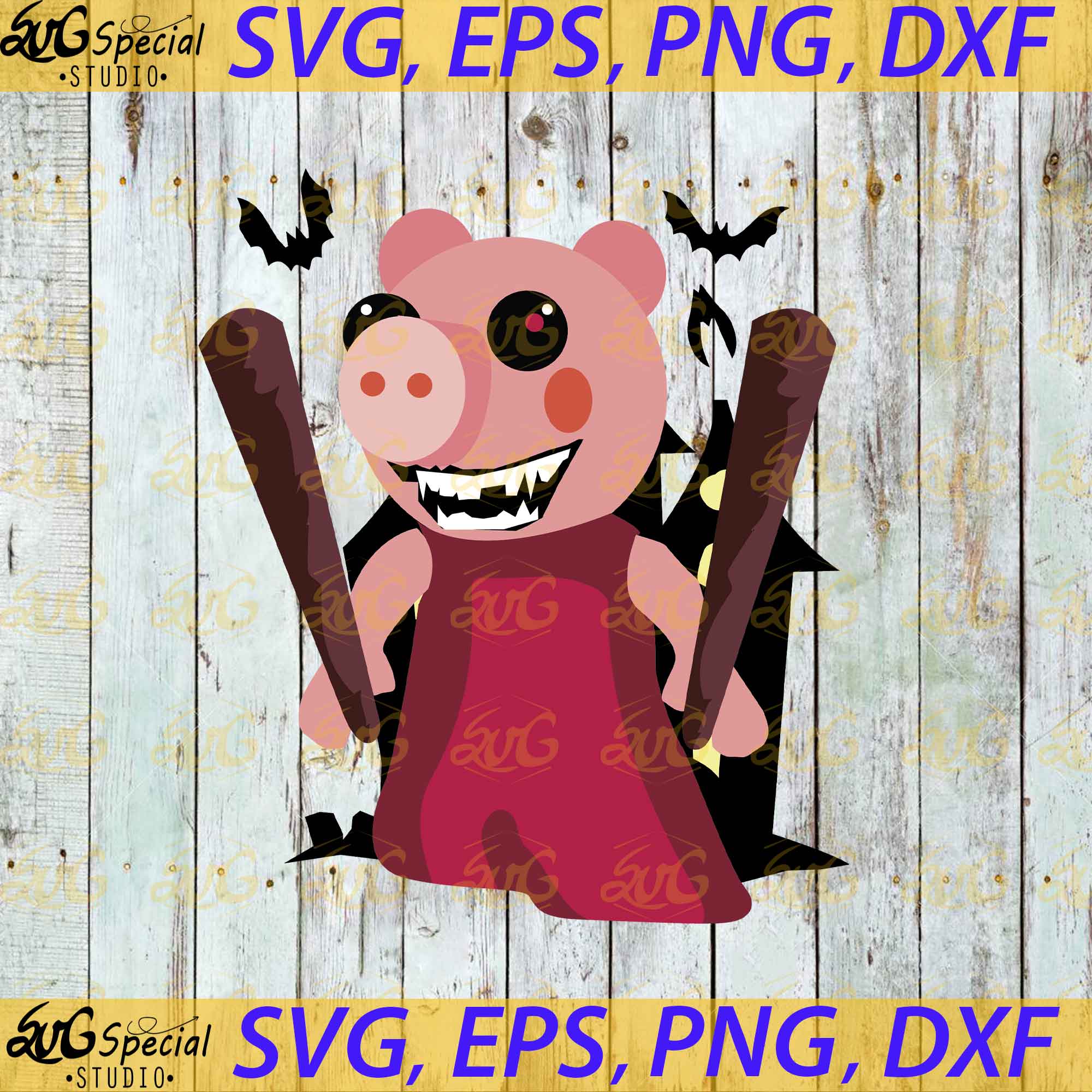 Piggy Roblox Svg, Piggy Horror Roblox Svg, Piggy Svg, Roblox Game, Gamer  Svg, Halloween Svg