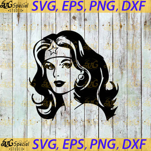 Wonder Woman Svg, Superhero Svg, Cricut File, Silhouette Cameo, Cartoon ...