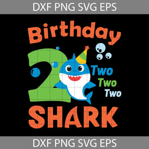 2nd Birthday Shark Svg, Baby Shark Svg, Birthday Svg, Cricut File ...