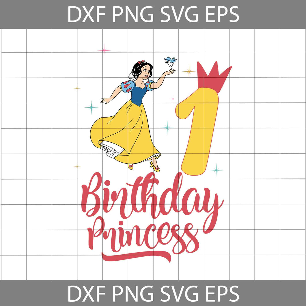 Download 1st Birthday Snow White svg, Birthday Princess Svg ...