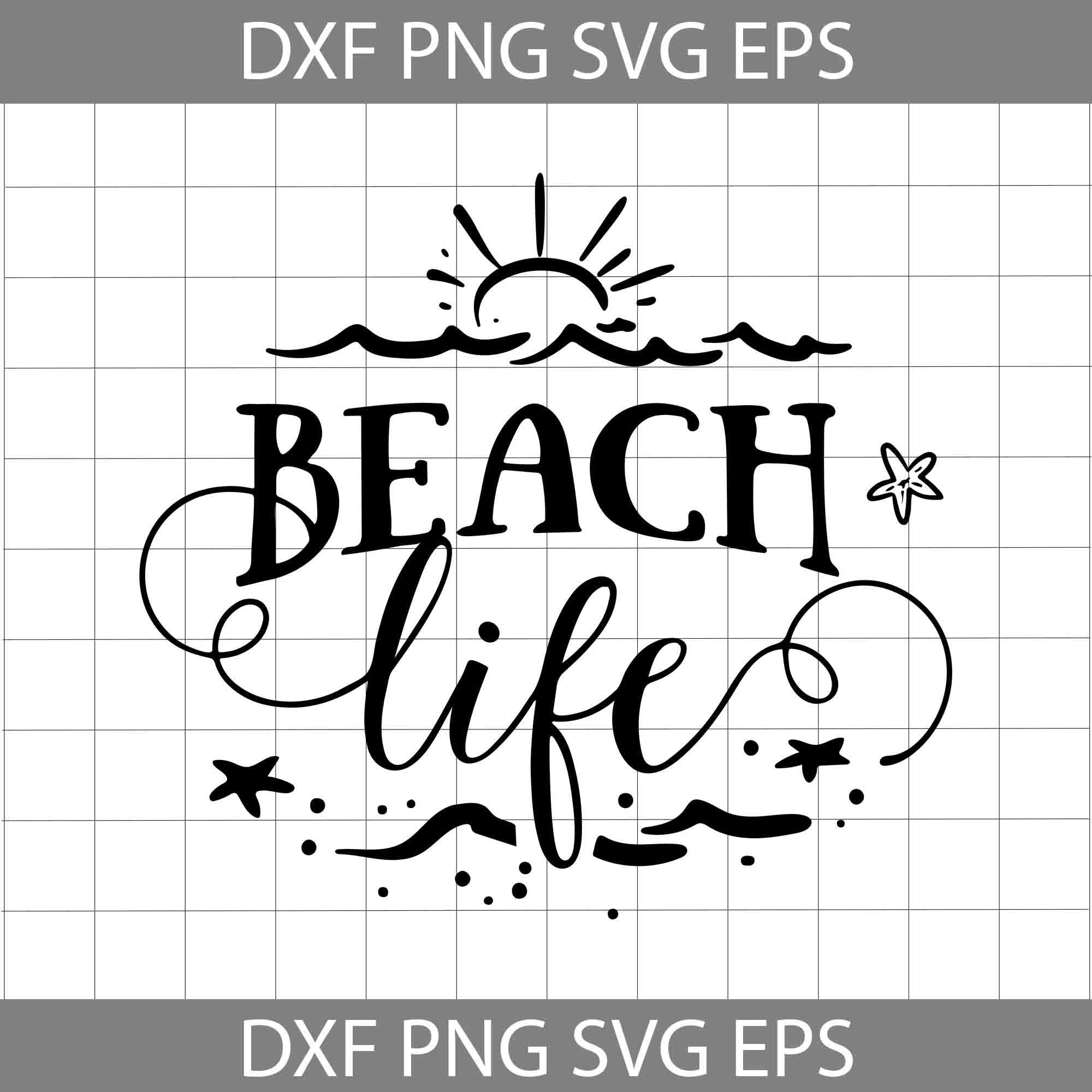 beach life svg