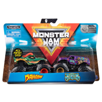 Hot Wheels Monster Trucks Arena Smashers Glow-In-The-Dark Gunkster Playset  & 1 Glow-In-The-Dark Toy Truck 