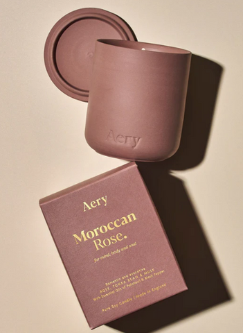 Gift ideas Moroccon Rose Candle South London gift store 