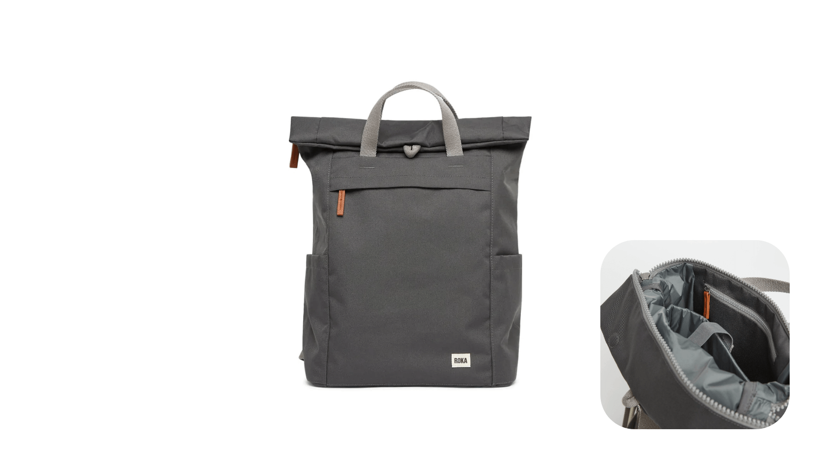 Roka Finchley A Large Sustainable Carbon Backpack