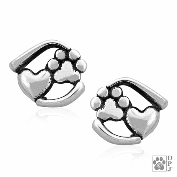 Sterling Silver Papillon Earrings – Dazzling Paws Jewelry