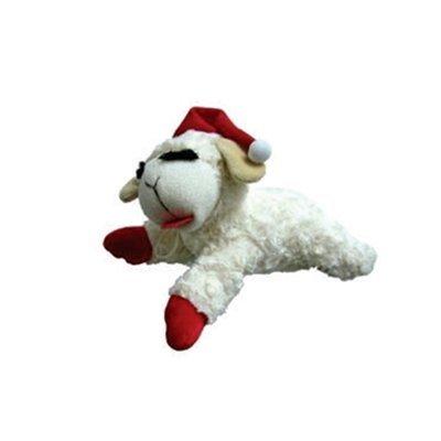 holiday lamb chop dog toy