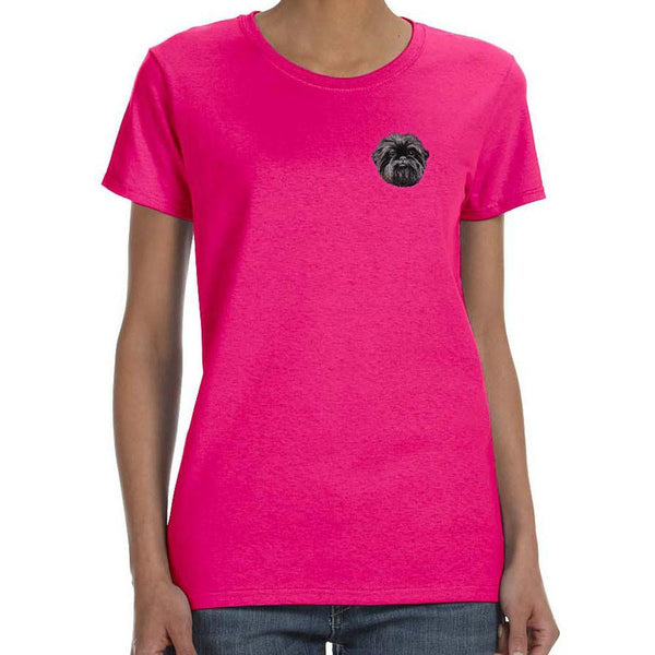 Affenpinscher Embroidered Ladies T-Shirt | AKC Shop