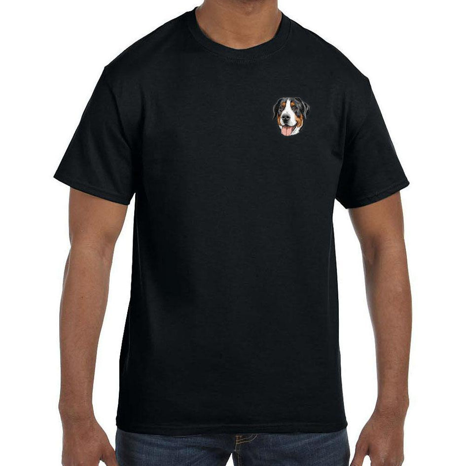 Greater Swiss Mountain Dog Embroidered Mens T-Shirts | AKC Shop