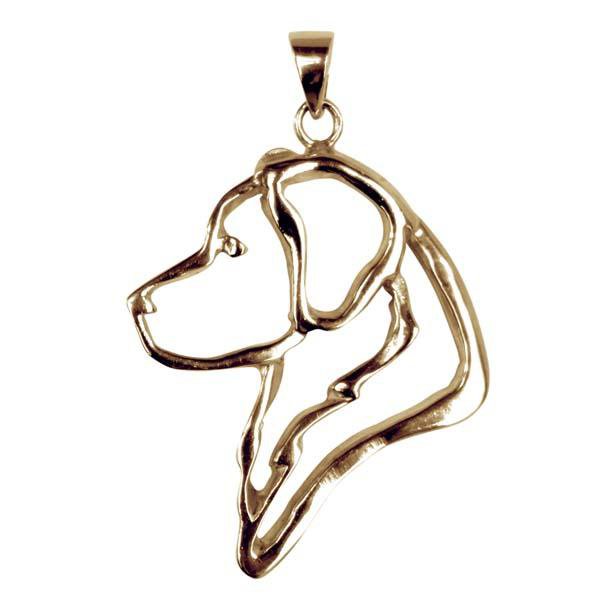 Golden Retriever 14k Gold Cut Out Pendant Akc Shop