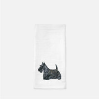 Scottish Terrier Tea Towel