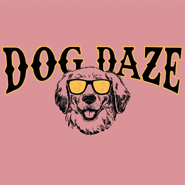 Dog Daze - Golden Retriever - Ladies T-Shirt V-Neck | AKC Shop