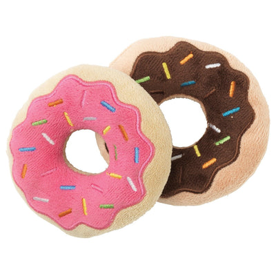 plastic donut dog toy