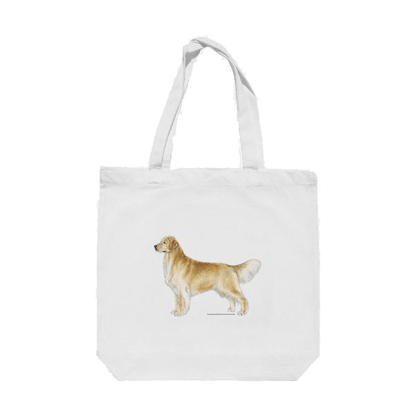 golden retriever tote bag