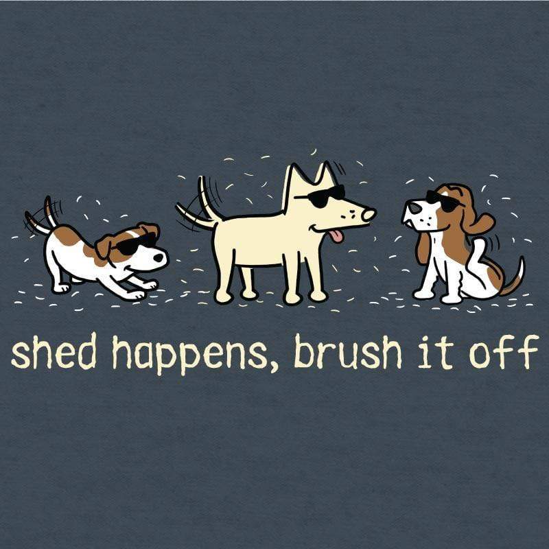 Shed Happens, Brush It Off - Lightweight Tee | AKC Shop