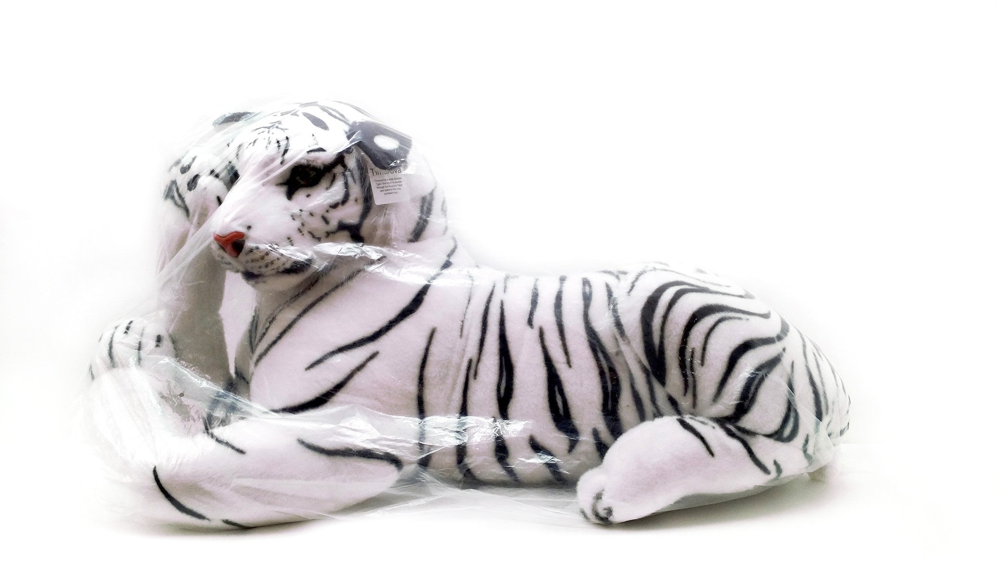 white siberian tiger stuffed animal