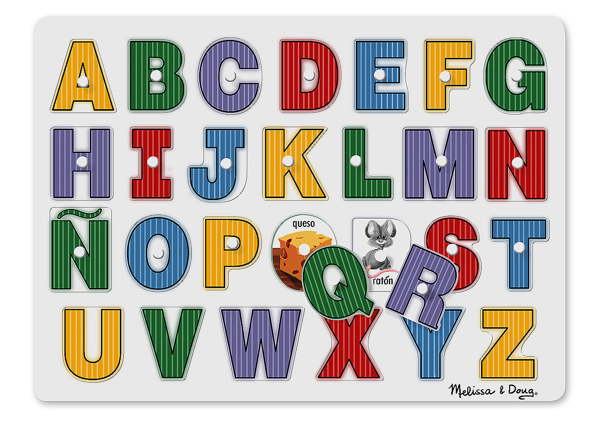 spanish alphabet with pictures letter