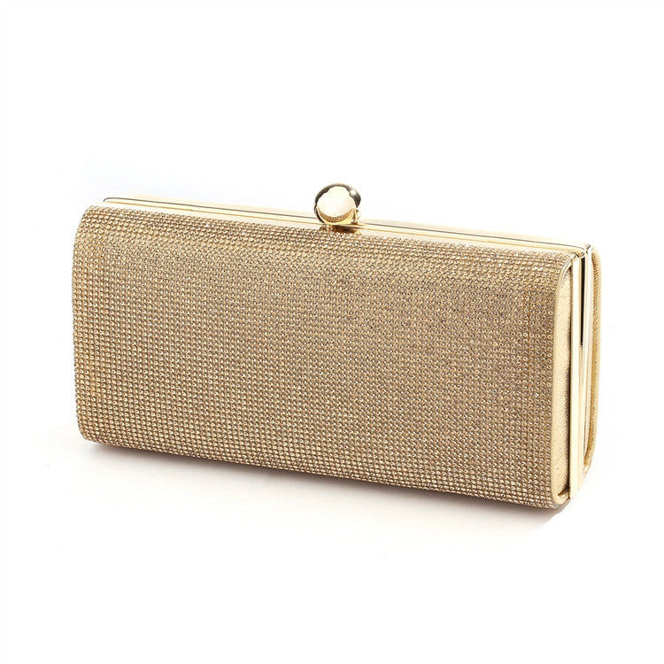 gold bridal clutch