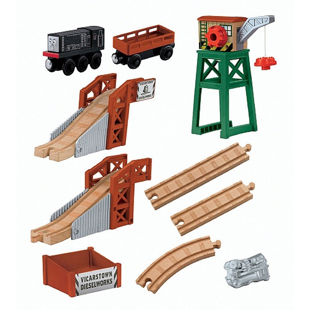 dieselworks wooden railway