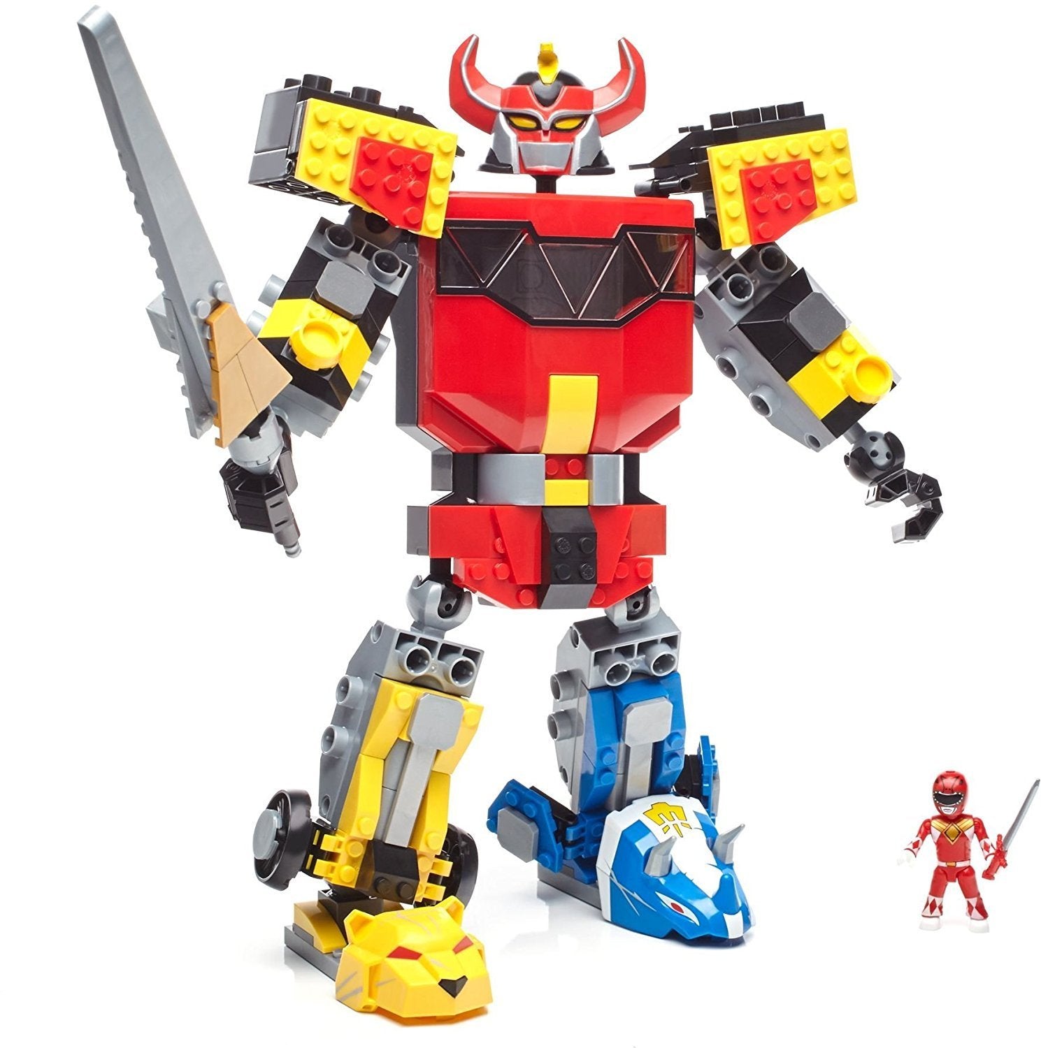 mighty morphin power rangers movie megazord complete set action figure