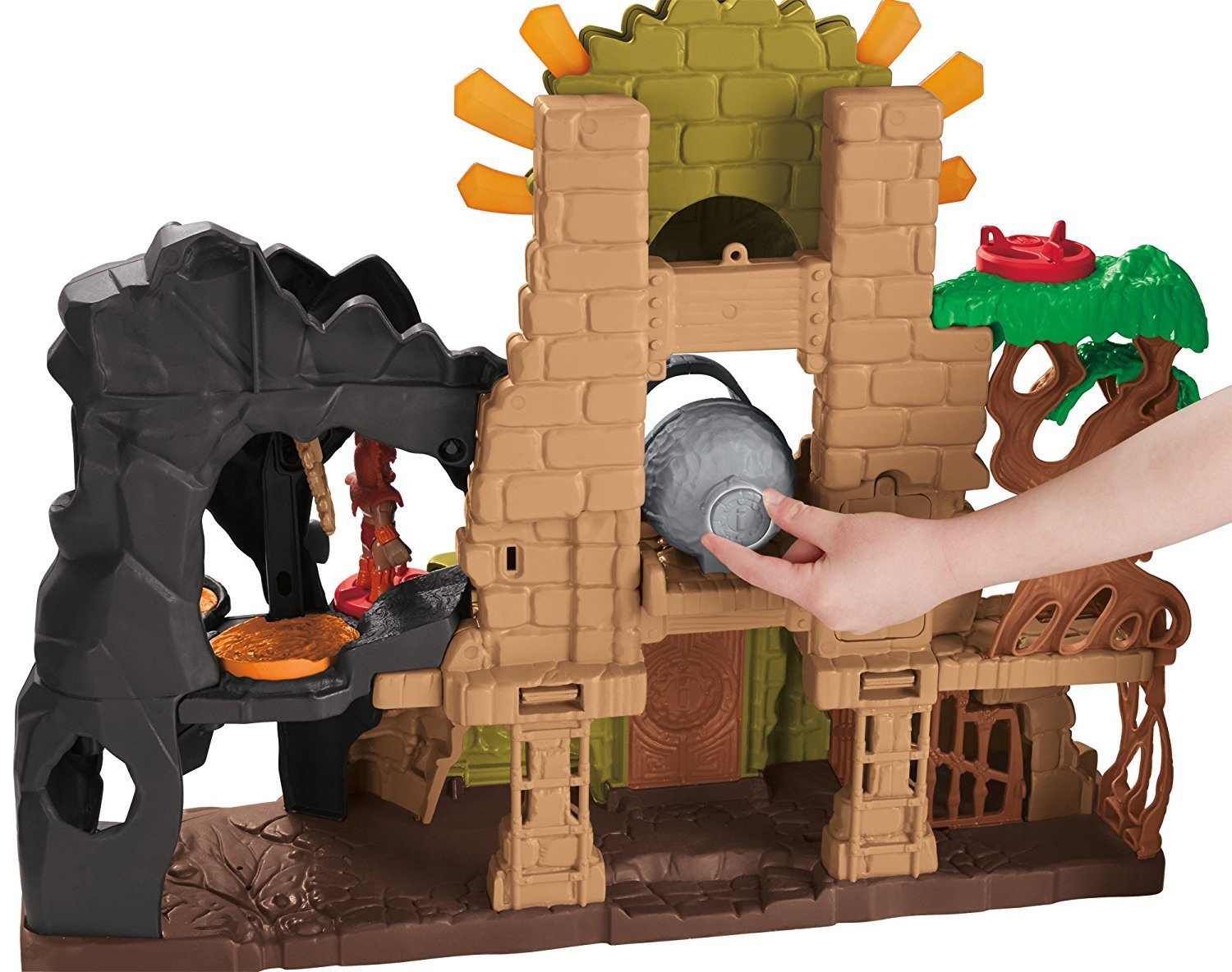 imaginext dino fortress