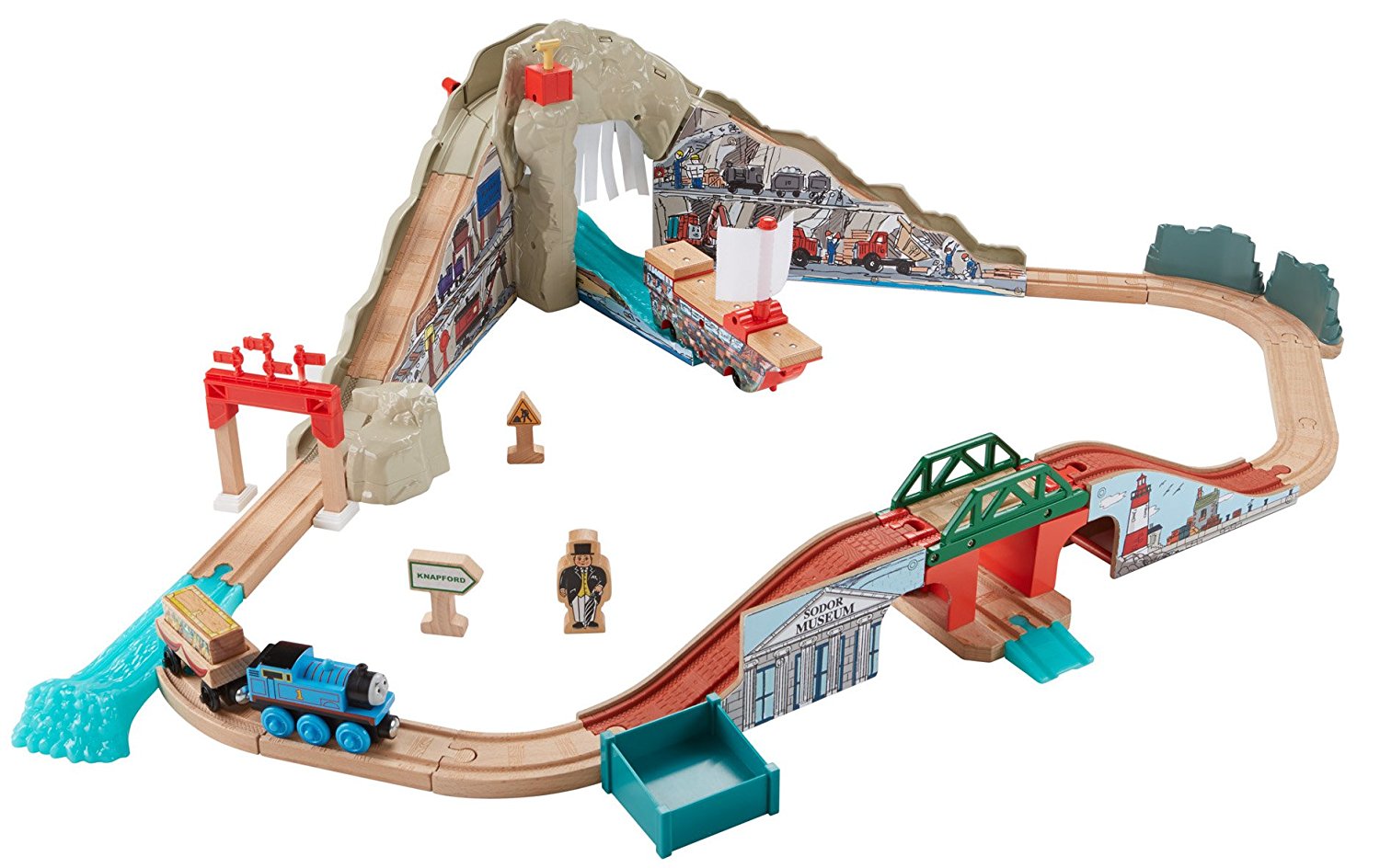 fisher price wooden train set