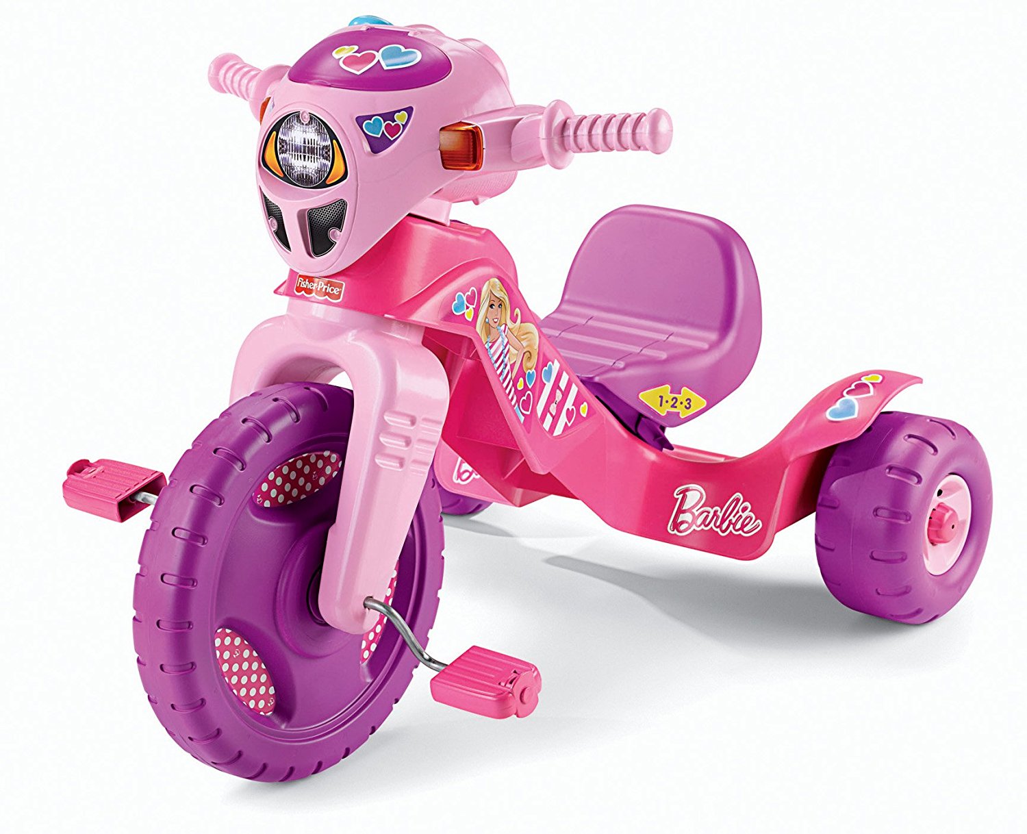 fisher price barbie lights and sounds trike