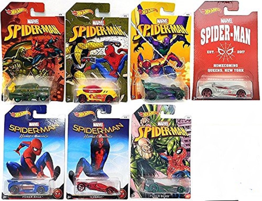 marvel spiderman hot wheels