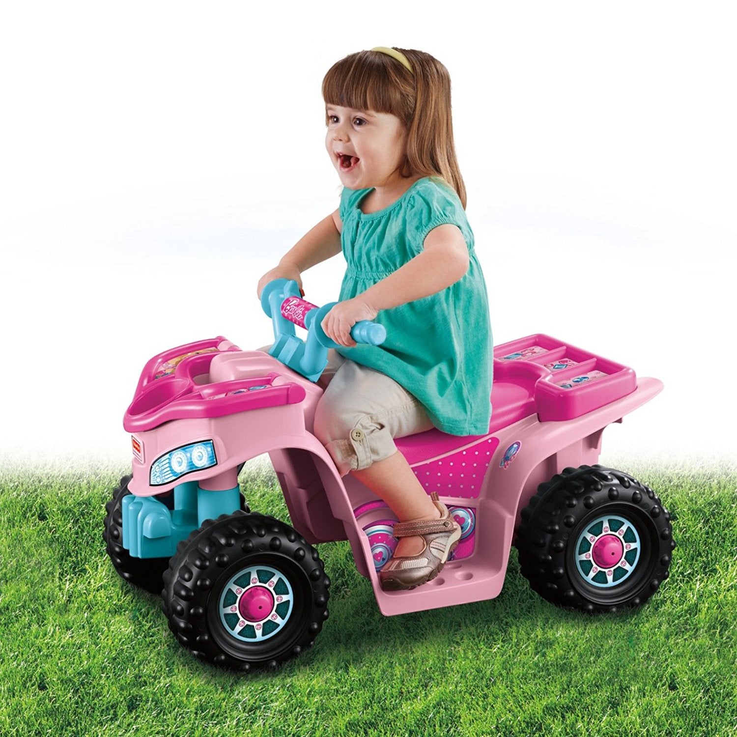 power wheels barbie lil quad