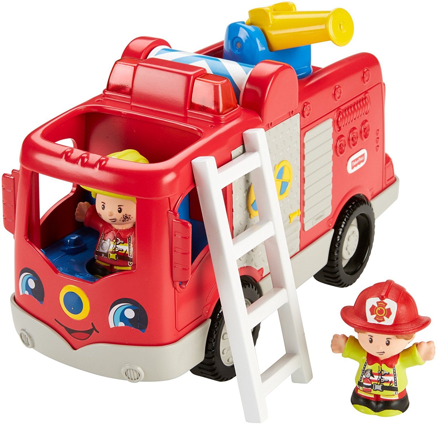 little people helping others fire truck