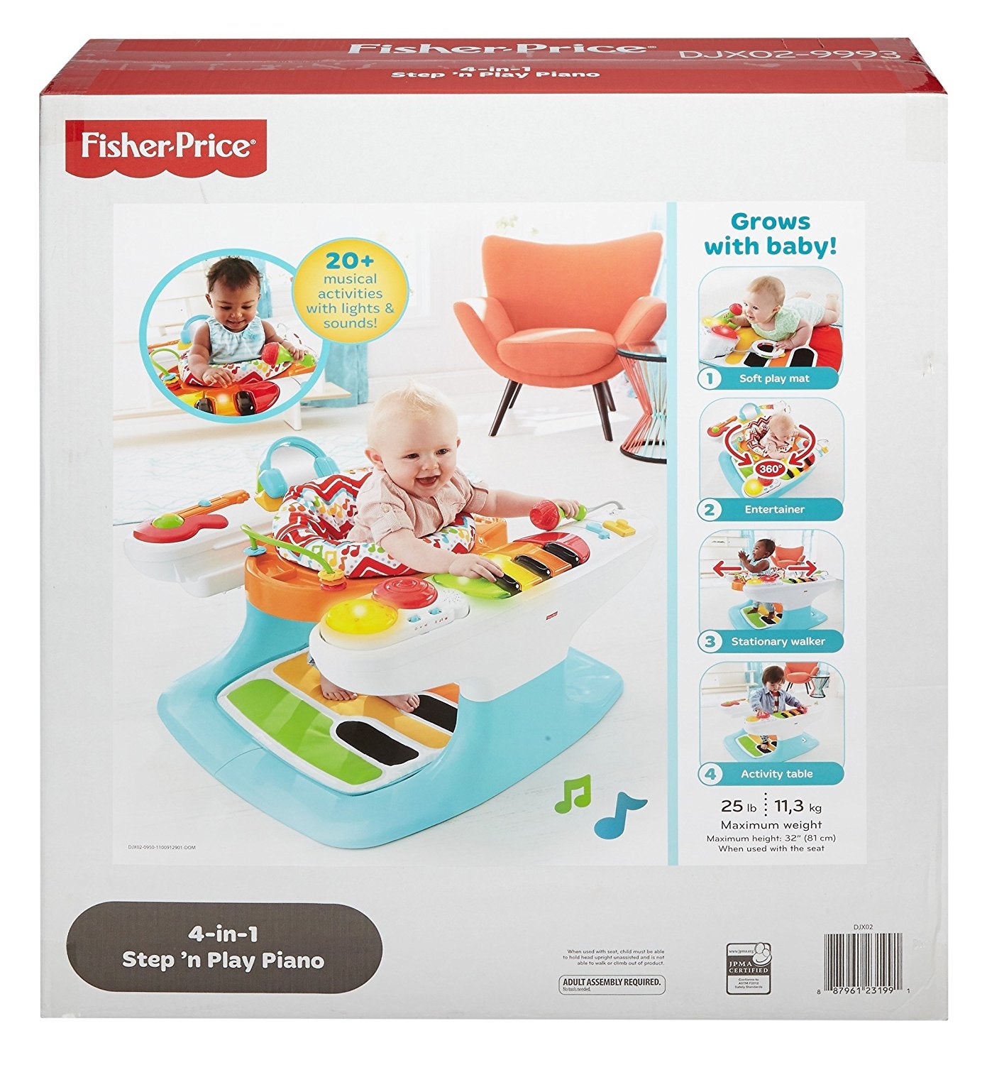 fisher price walker 4 in 1